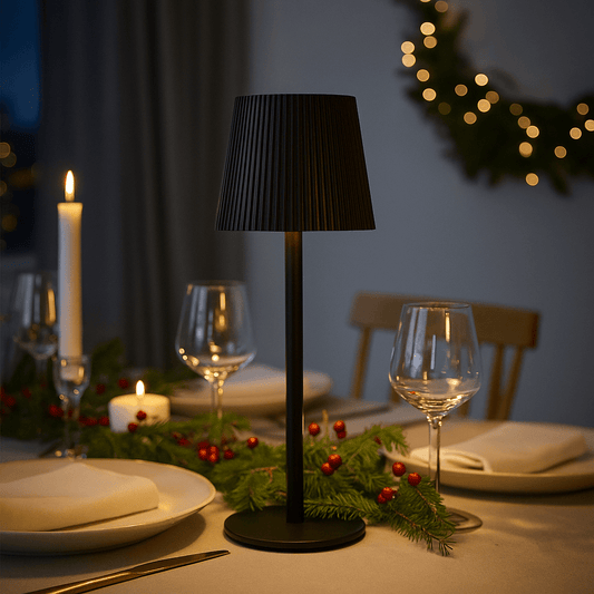 Lights  -  Black Table Lamp - 10 x 36cm  -  60483926