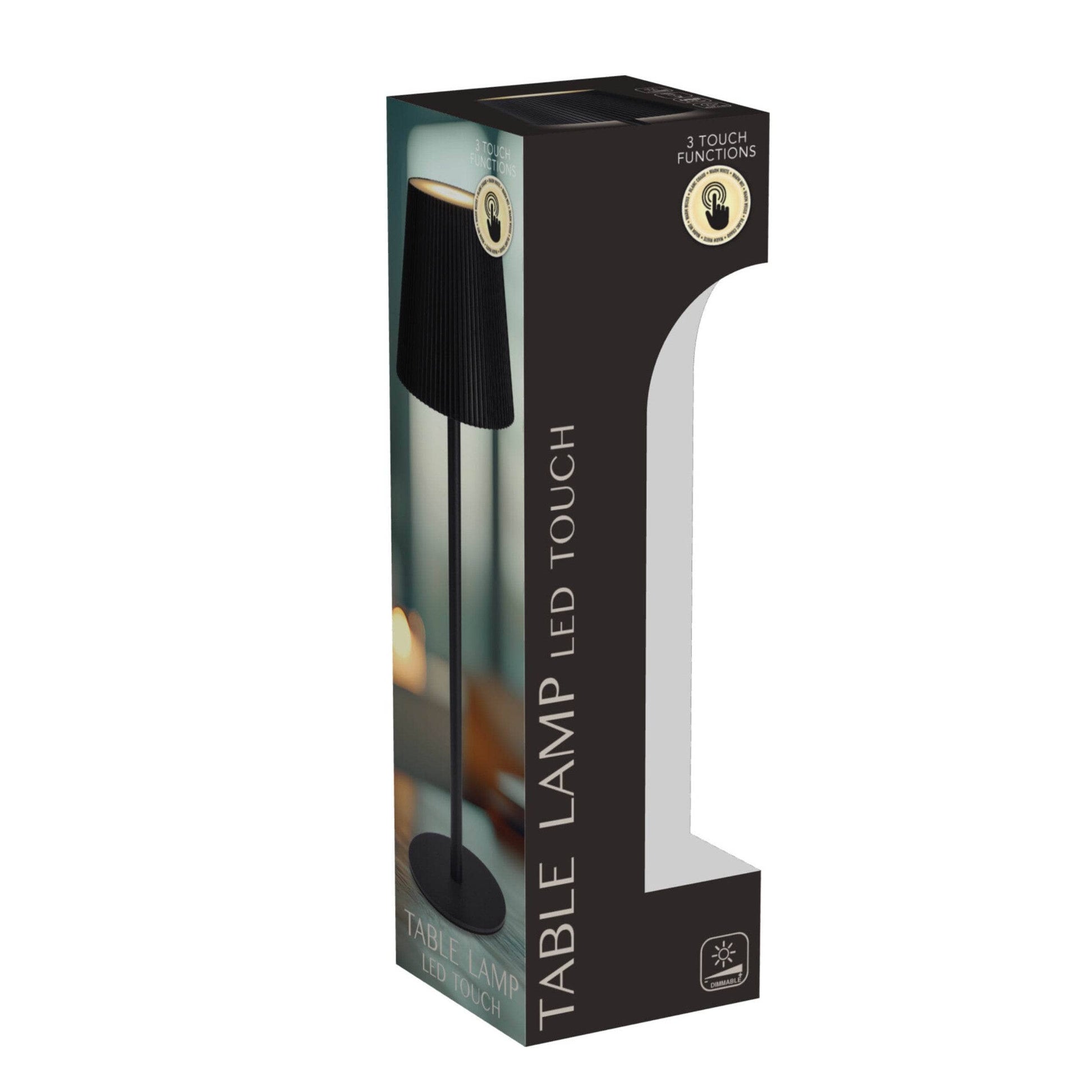 Lights  -  Black Table Lamp - 10 x 36cm  -  60483926
