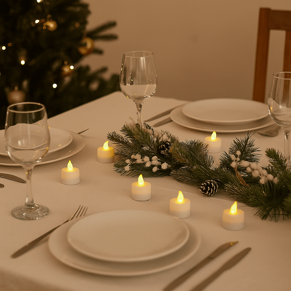 Christmas  -  LED Tea Light Candles - 24 Pack  -  60483936