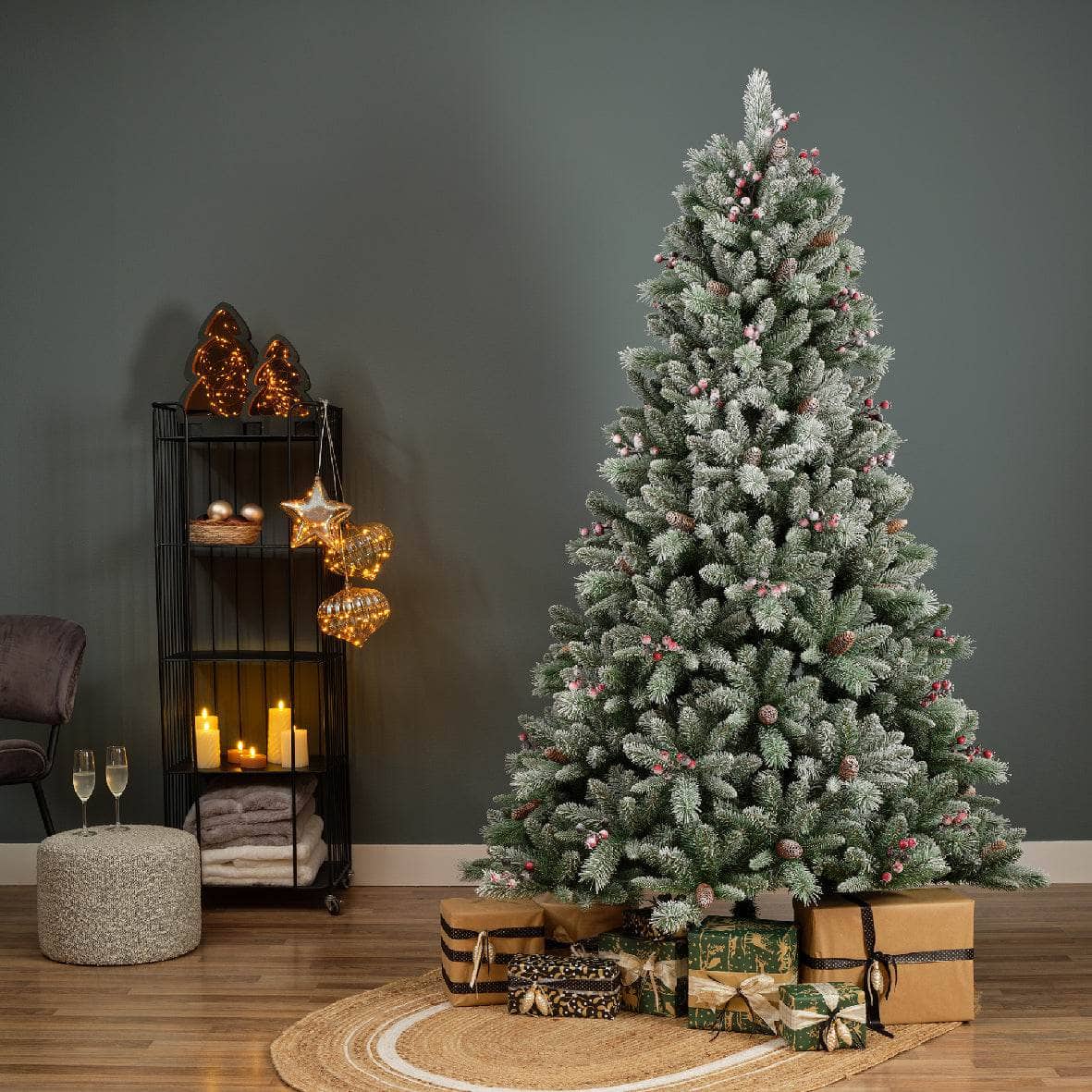 Christmas  -  Windham Frosted Spruce 7ft Christmas Tree  -  60483943