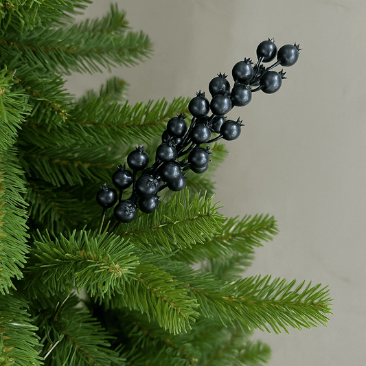 Christmas  -  Black Berry Bunch Stem - 65CM  -  60483981