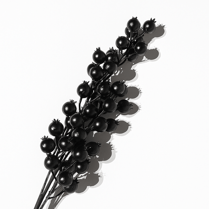 Christmas  -  Black Berry Bunch Stem - 65CM  -  60483981