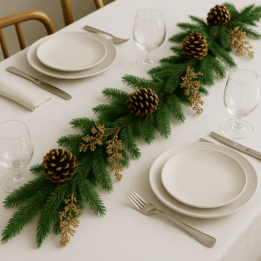 Christmas  -  Natural Gold Garland - 1.5m  -  60483985