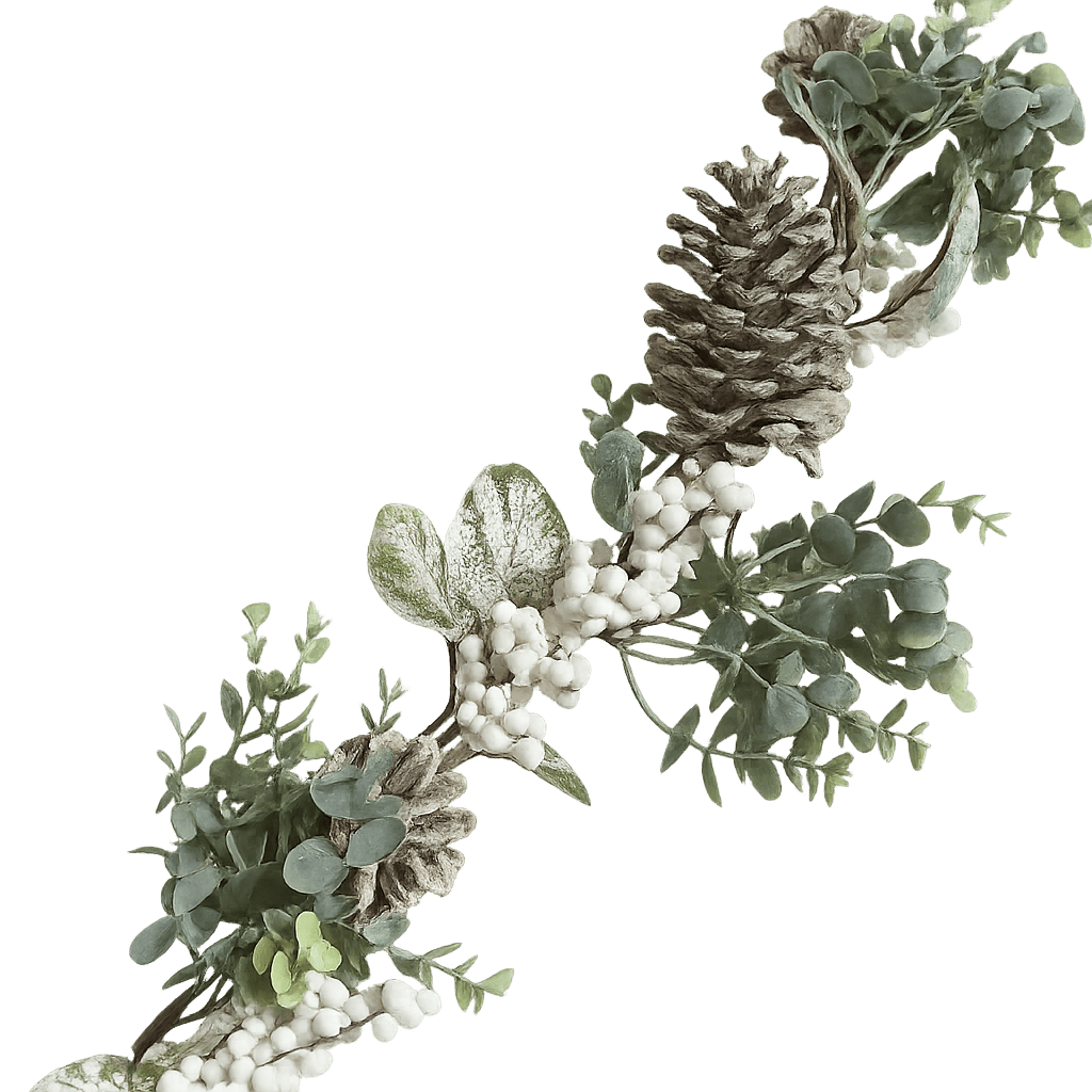 Christmas  -  White Berry Garland - 1.5m  -  60483986