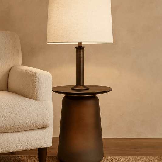 Furniture  -  Redgrave Lamp Table - Brown  -  60483990