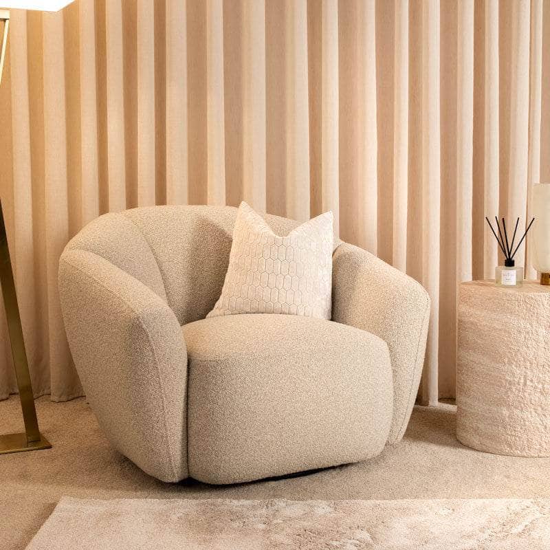 Furniture  -  Stevie Small Armchair - Beige  -  60483994