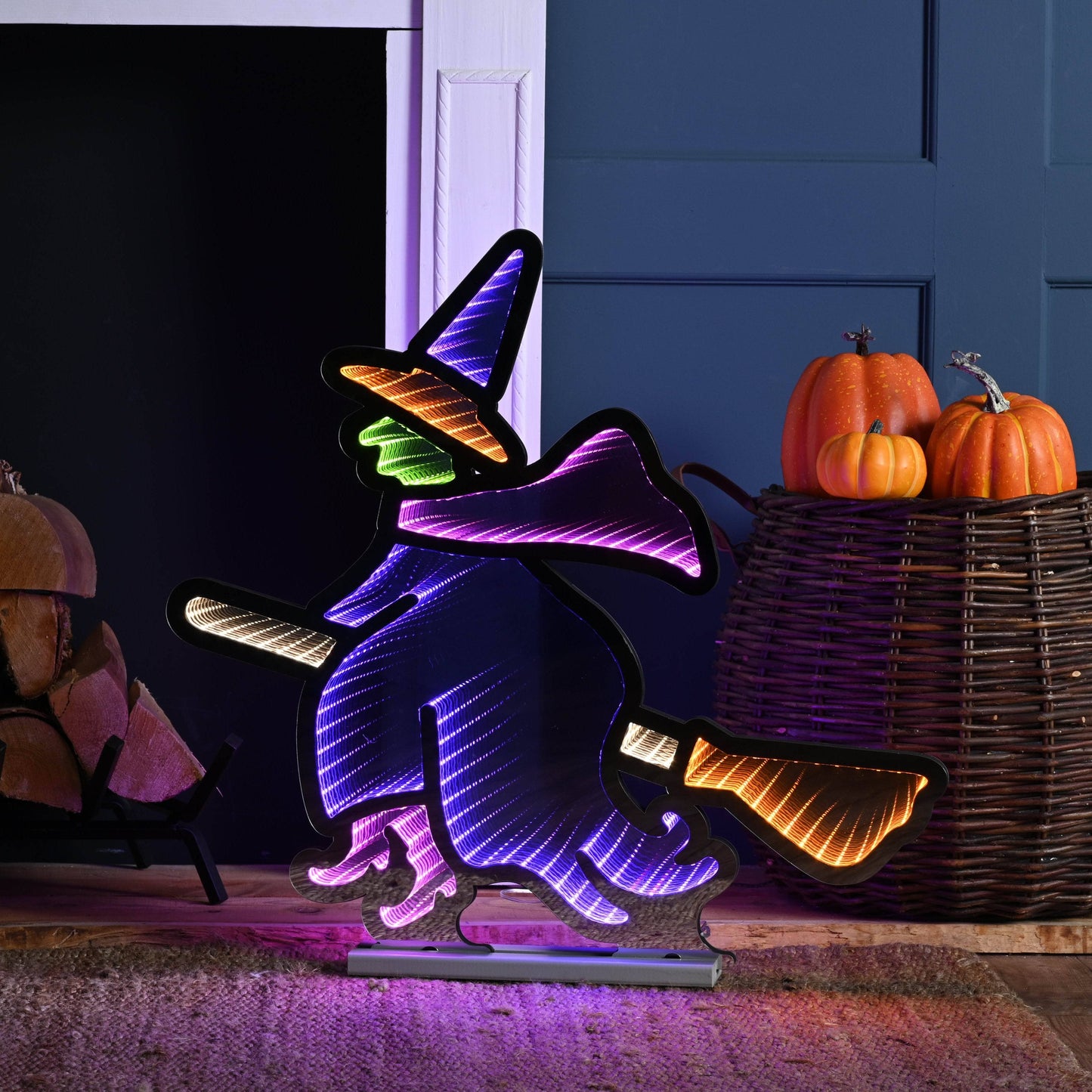 Homeware  -  Infinity Halloween Flying Witch - 40cm  -  60484001