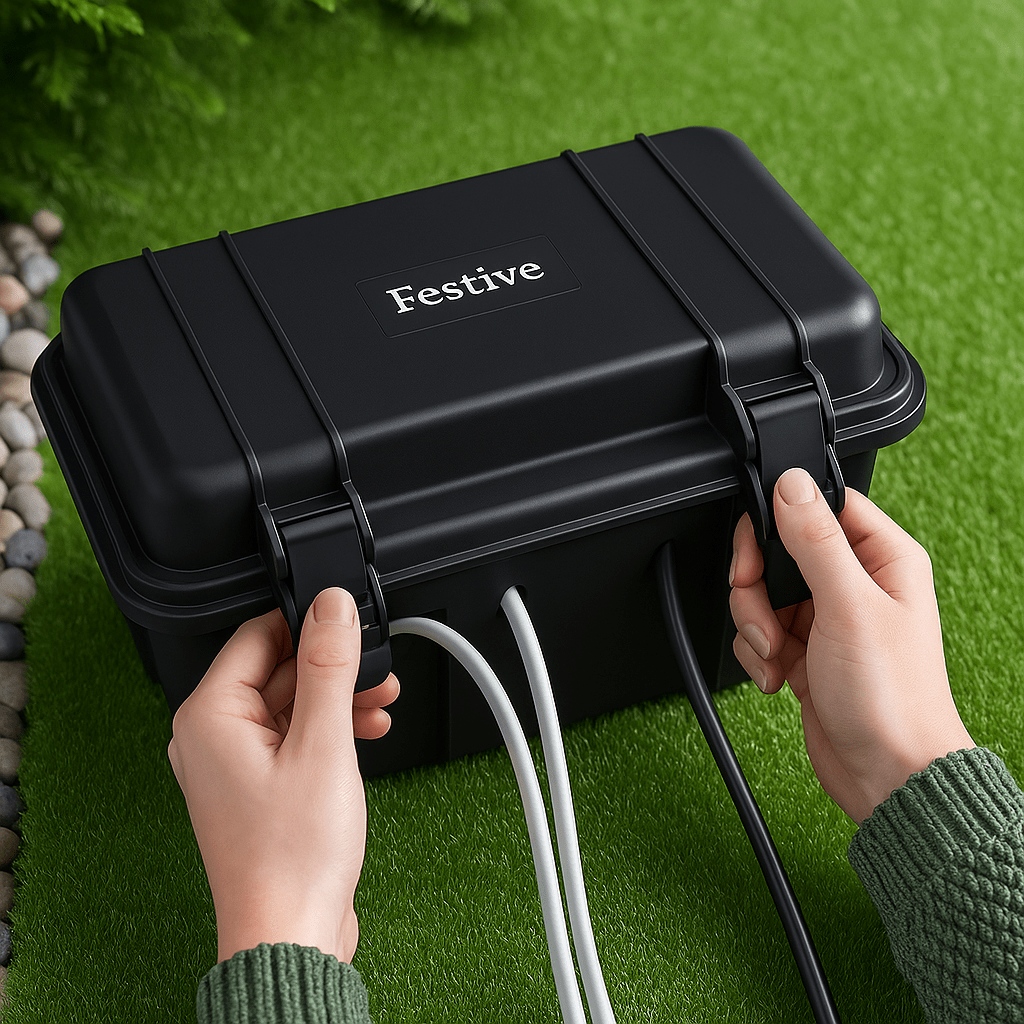 Christmas  -  Weatherproof Box - Extension Cable  -  60484002