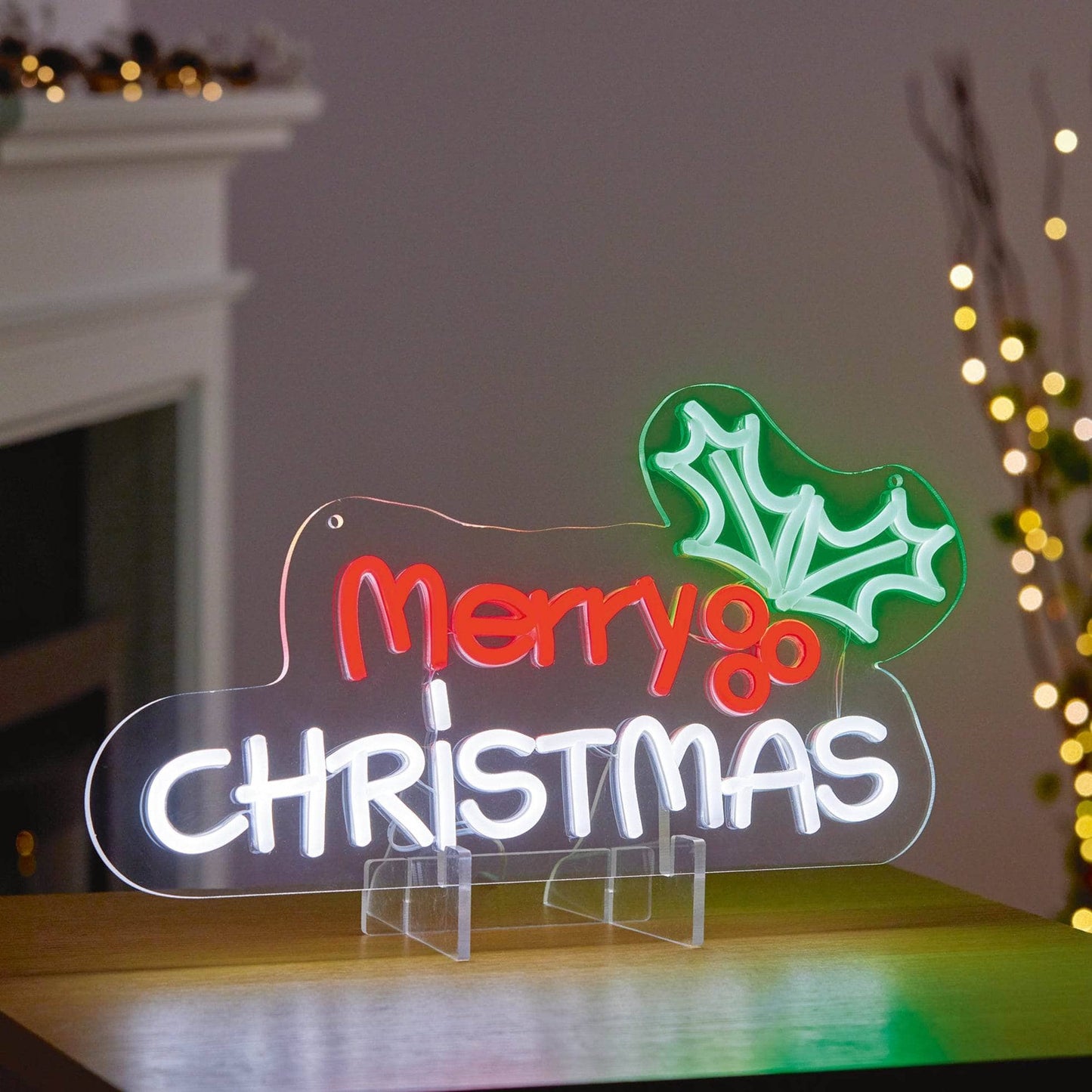 Christmas  -  Merry Christmas Hanging Neon Sign - 40cm  -  60484026