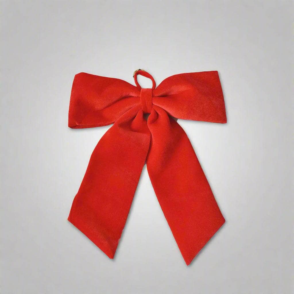 Christmas  -  Red Velvet Bow - 50 x 60cm  -  60484052