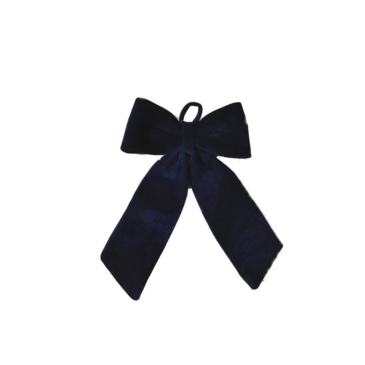 Christmas  -  Navy Blue Velvet Bow - 30 x 50cm  -  60484065