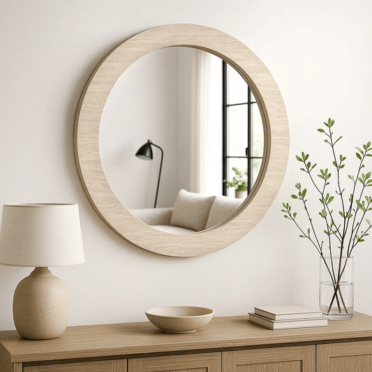 Mirrors  -  Aries Wall  Mirror - Stone  -  60484121