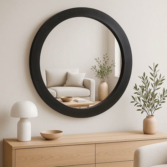 Mirrors  -  Aries Wall Mirror - Black  -  60484123
