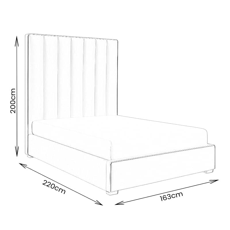 Furniture  -  Ella King Size Bedframe  -  60484135