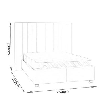 Furniture  -  Isabella Super King Bed Frame  -  60484140