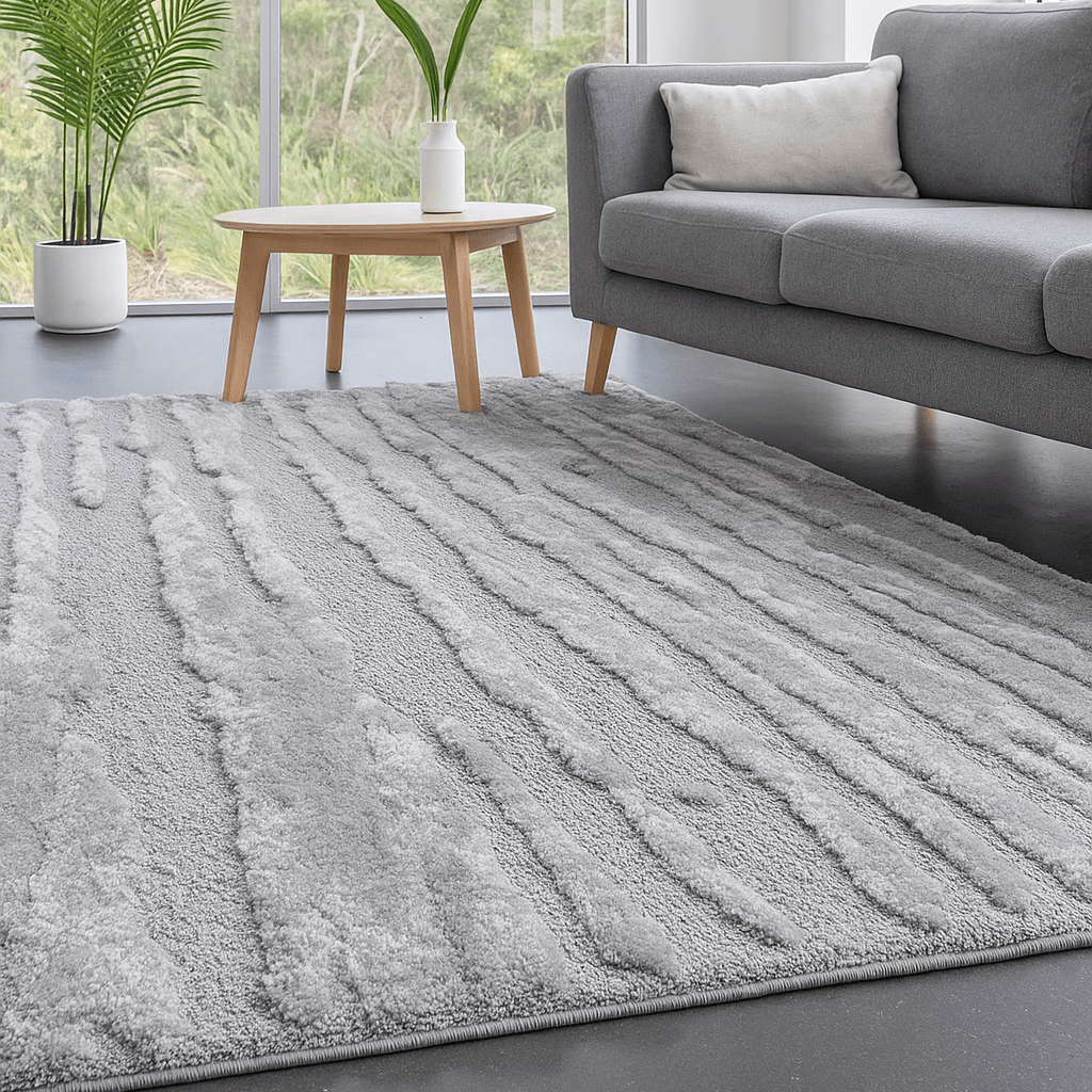 Rugs  -  Cleo 013-0025/5171 Grey Abstract Rug - 80cm x 150cm  -  60484181
