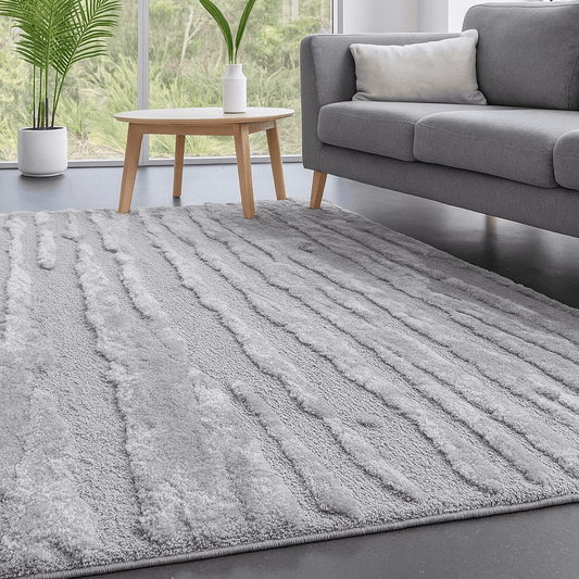 Rugs  -  Cleo 013-0025/5171 Grey Abstract Rug - 80cm x 150cm  -  60484181