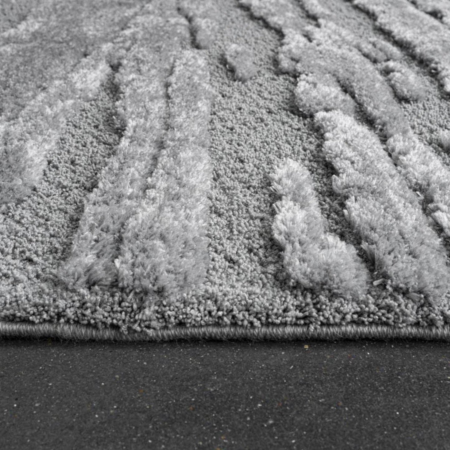 Rugs  -  Cleo 013-0025/5171 Grey Abstract Rug - 80cm x 150cm  -  60484181