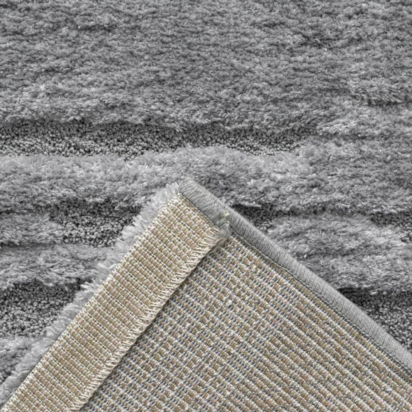 Rugs  -  Cleo 013-0025/5171 Grey Abstract Rug - 80cm x 150cm  -  60484181