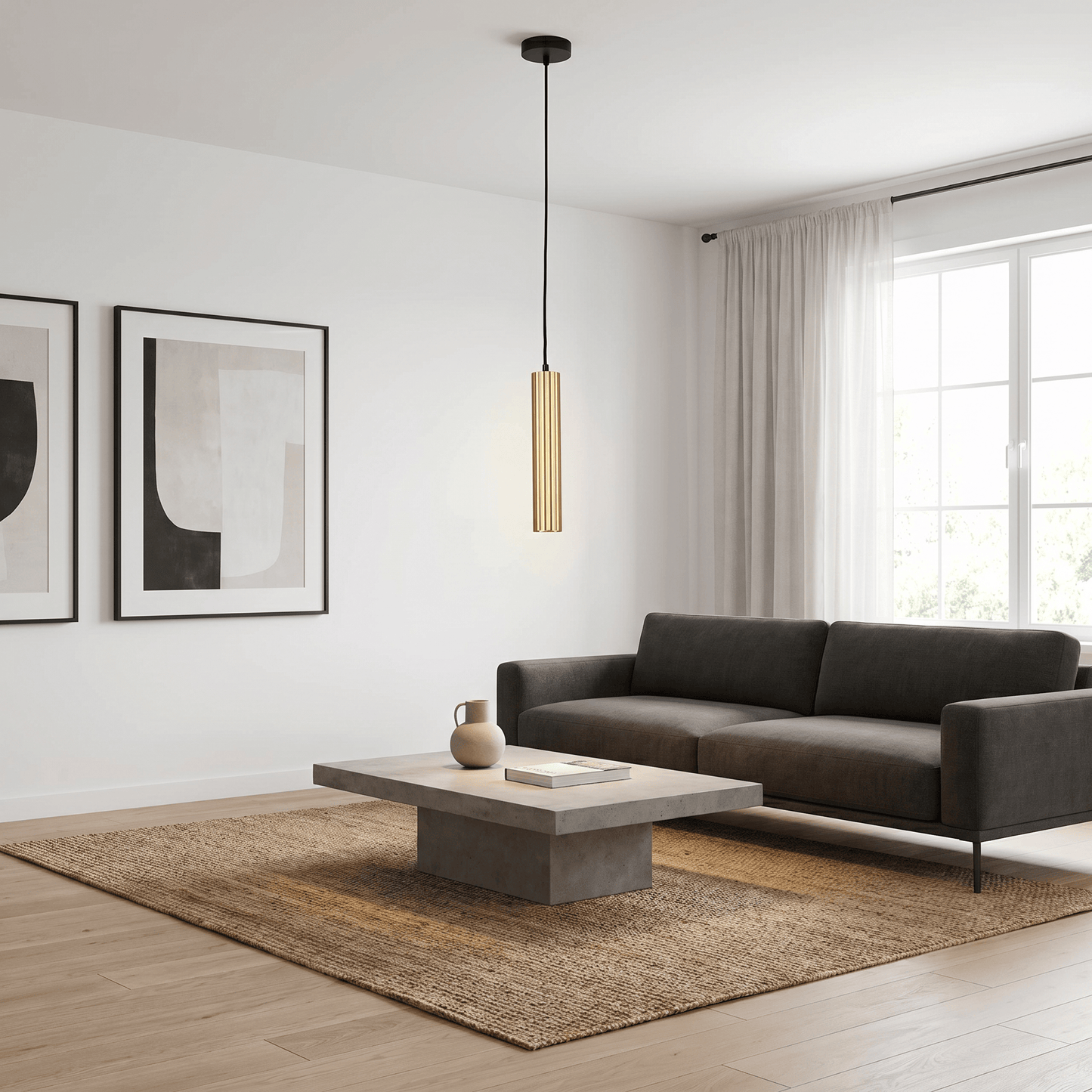 Lights  -  Aurora Pendant Ceiling Light - Gold  -  60484219