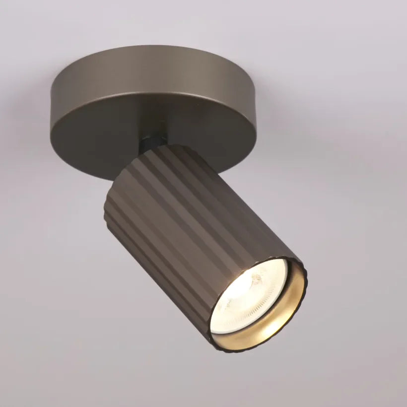 Lights  -  Anna Fluted Spotlight - Bronze  -  60484220