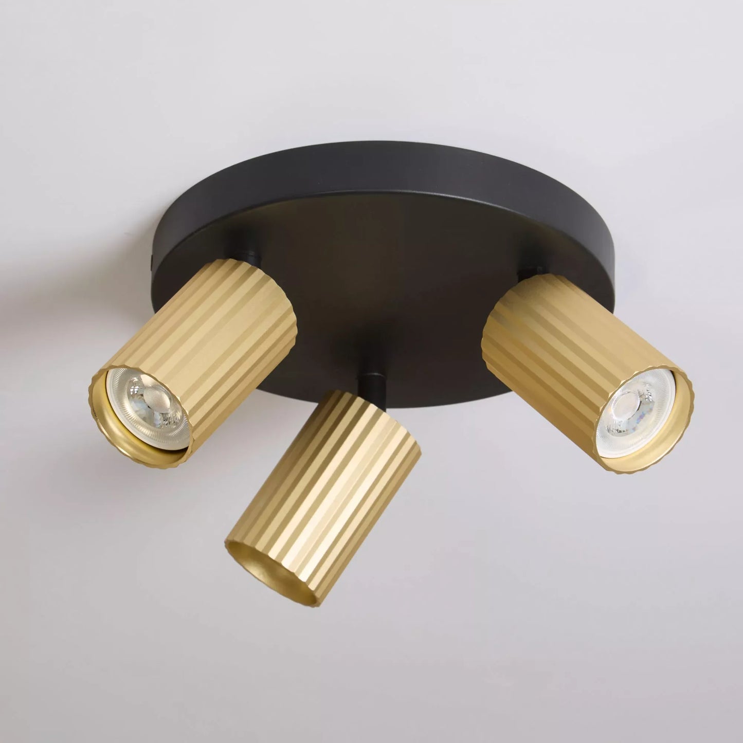 Lights  -  Aurora Triple Fluted Spotlight - Gold  -  60484223