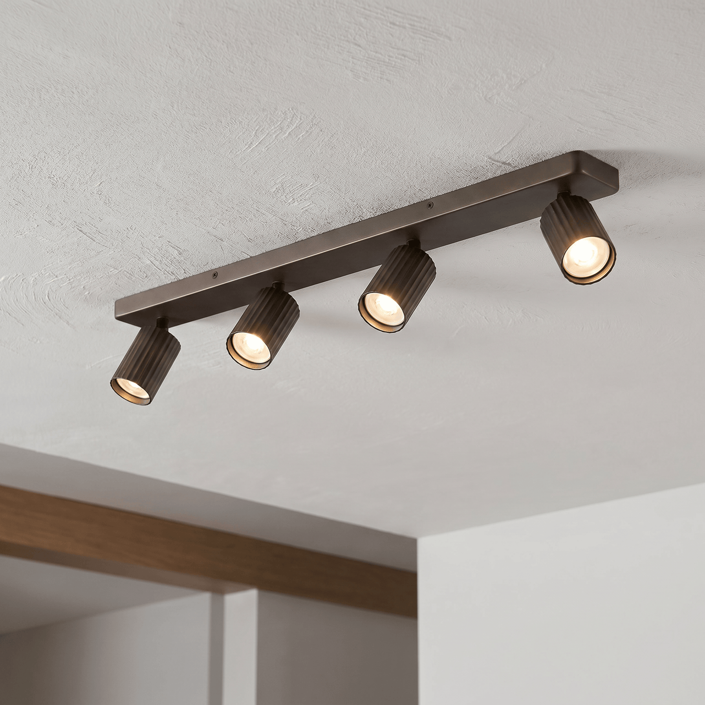 Lights  -  Aurora 4 Bar Fluted Spotlight - Bronze  -  60484224