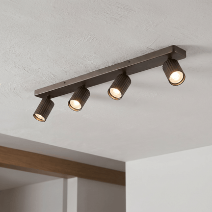 Lights  -  Aurora 4 Bar Fluted Spotlight - Bronze  -  60484224