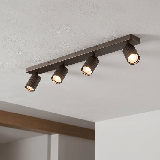 Lights  -  Aurora 4 Bar Fluted Spotlight - Bronze  -  60484224