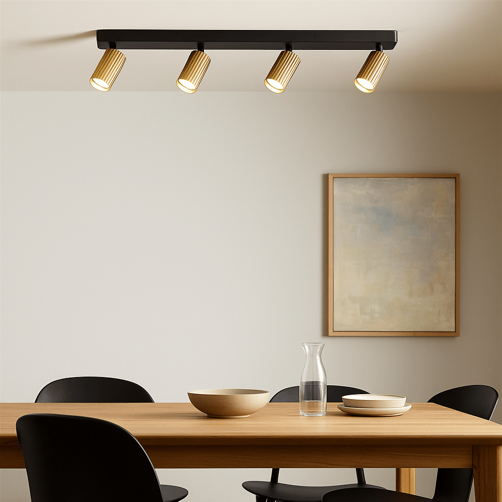 Lights  -  Anna 4 Light Bar Spotlight - Gold  -  60484225