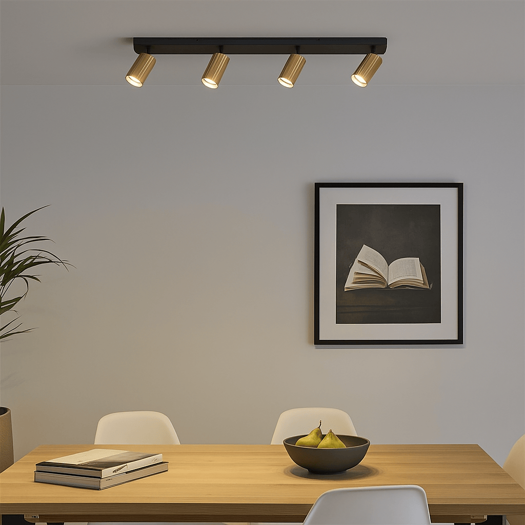 Lights  -  Anna 4 Light Bar Spotlight - Gold  -  60484225