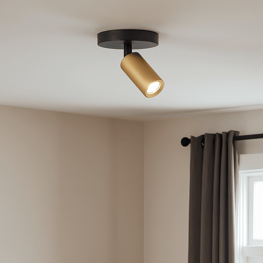 Lights  -  Ciara Mini GU10 Spotlight - Gold & Black  -  60484227