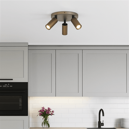 Lights  -  Ciara Triple GU10 Spotlight - Bronze  -  60484228