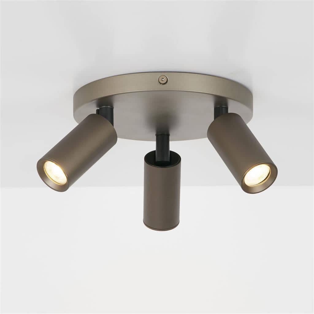 Lights  -  Ciara Triple GU10 Spotlight - Bronze  -  60484228