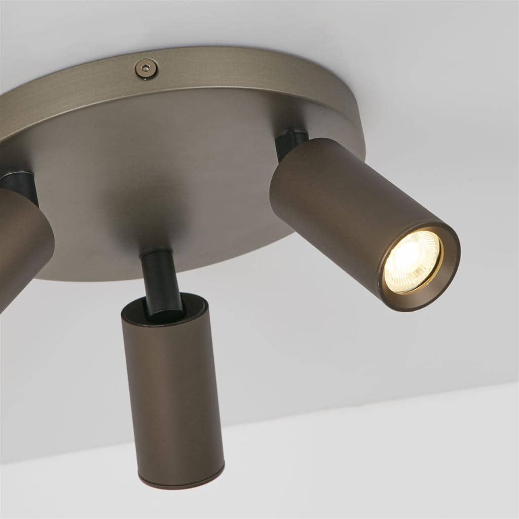 Lights  -  Ciara Triple GU10 Spotlight - Bronze  -  60484228