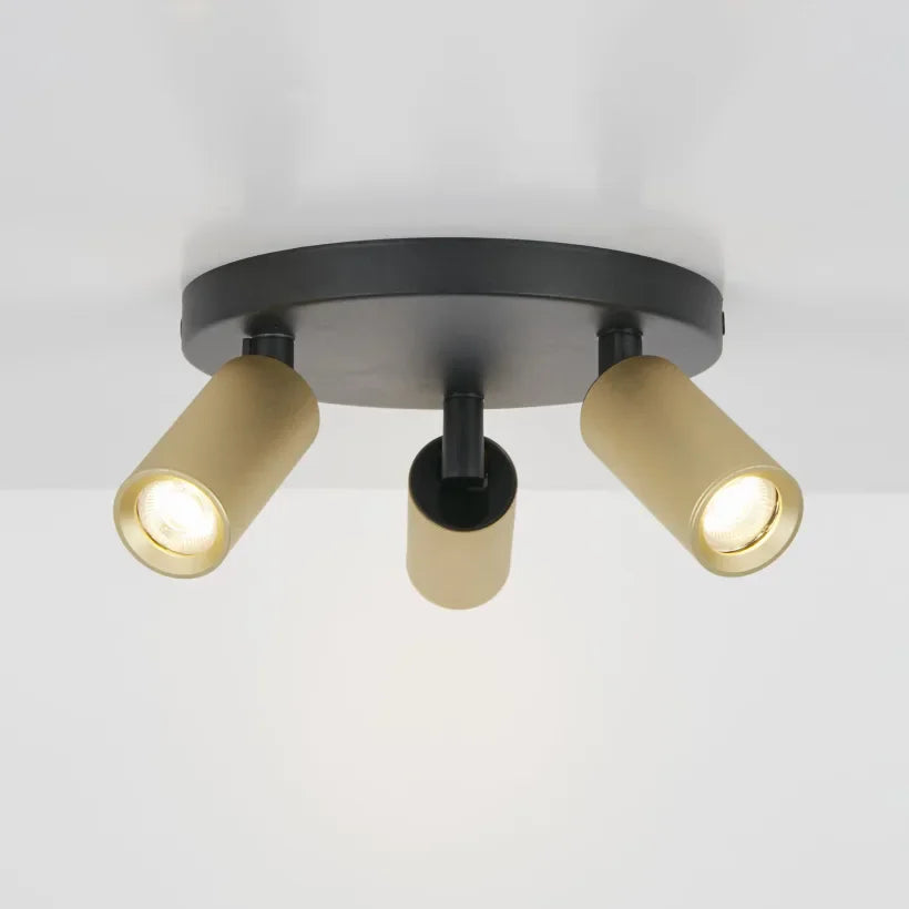 Lights  -  Ciara Triple GU10 Spotlight - Gold & Black  -  60484229