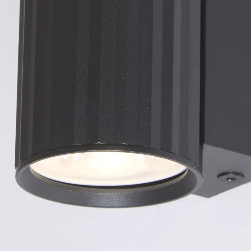 Lights  -  Anna Fluted Wall Light - Sand Black  -  60484237