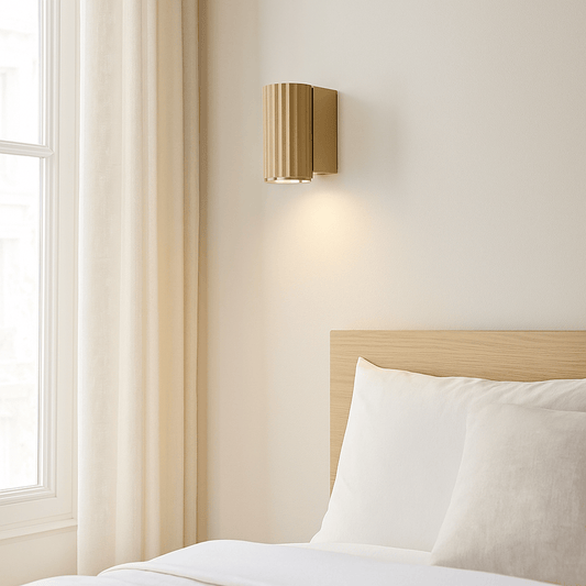 Lights  -  Anna Fluted Wall Light - Gold  -  60484239