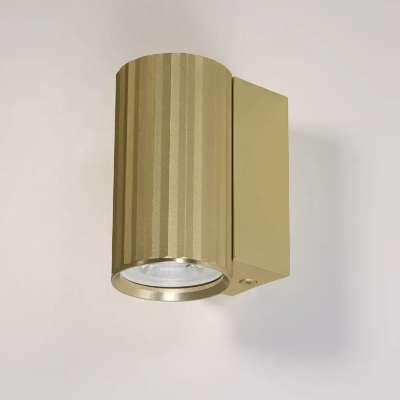 Lights  -  Anna Fluted Wall Light - Gold  -  60484239