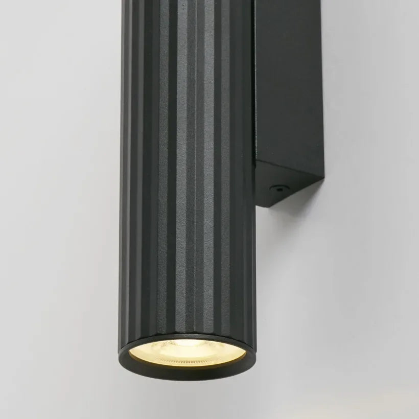 Lights  -  Anna Fluted Wall Light - Sand Black  -  60484240