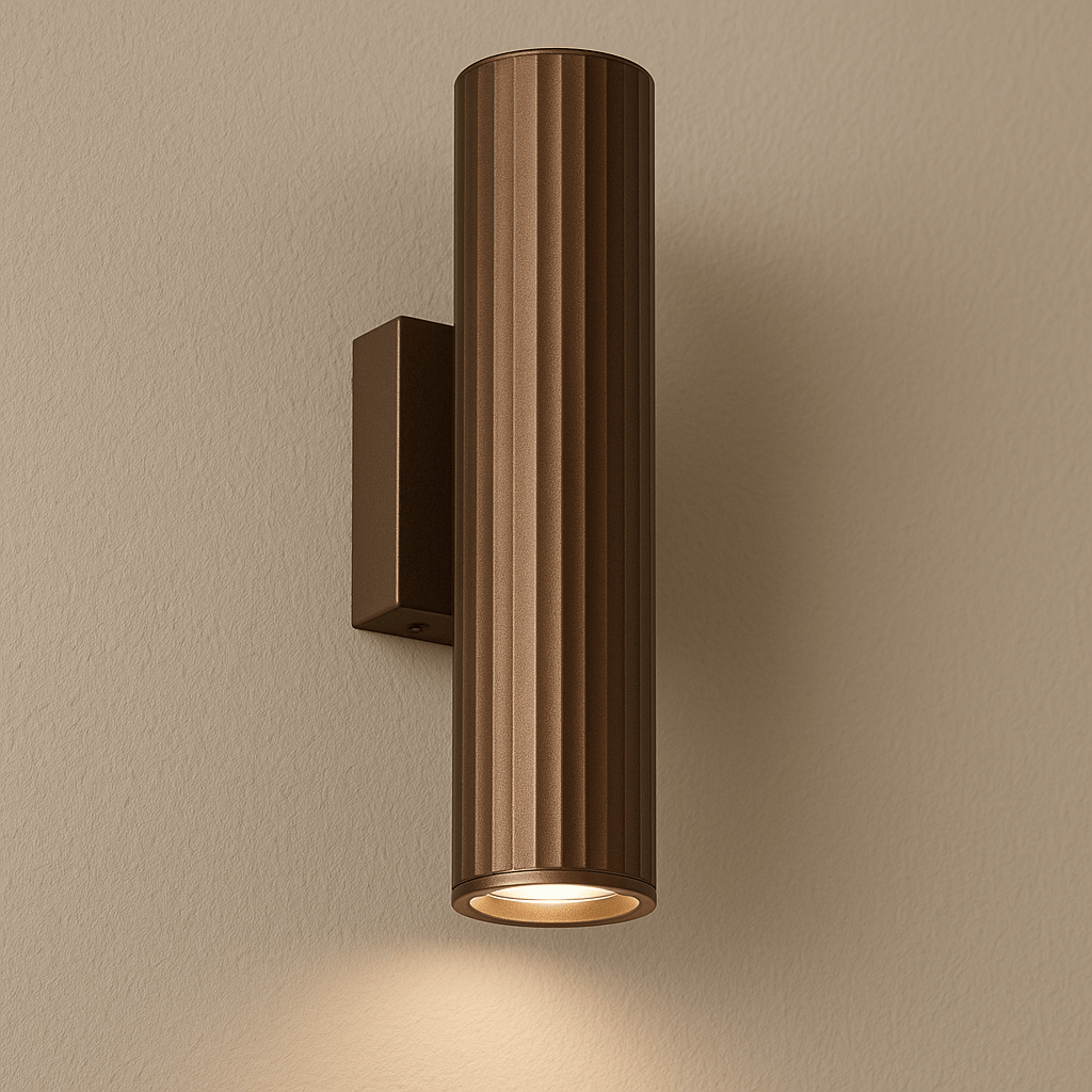 Lights  -  Anna Fluted Wall Light - Bronze  -  60484241