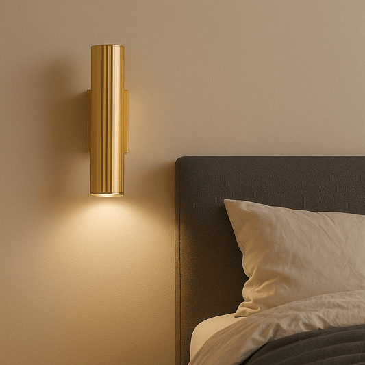 Lights  -  Anna Fluted Wall Light - Gold  -  60484242