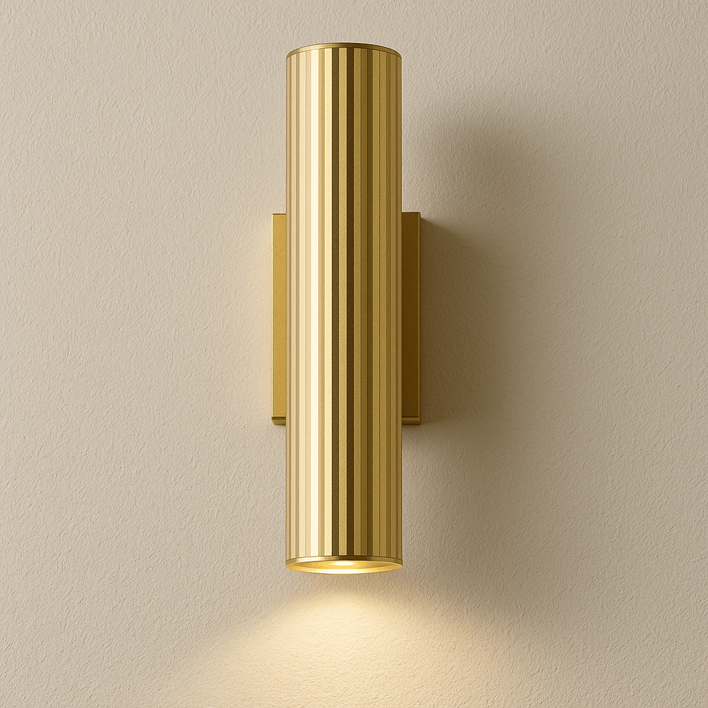 Lights  -  Anna Fluted Wall Light - Gold  -  60484242