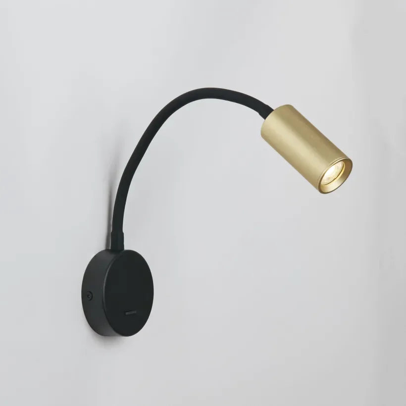 Lights  -  Ciara Mini Flexi Reader Wall Light - Gold & Black  -  60484247