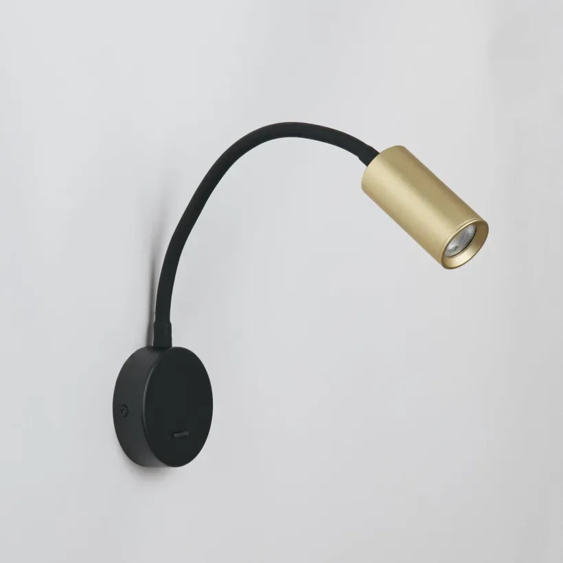 Lights  -  Ciara Mini Flexi Reader Wall Light - Gold & Black  -  60484247