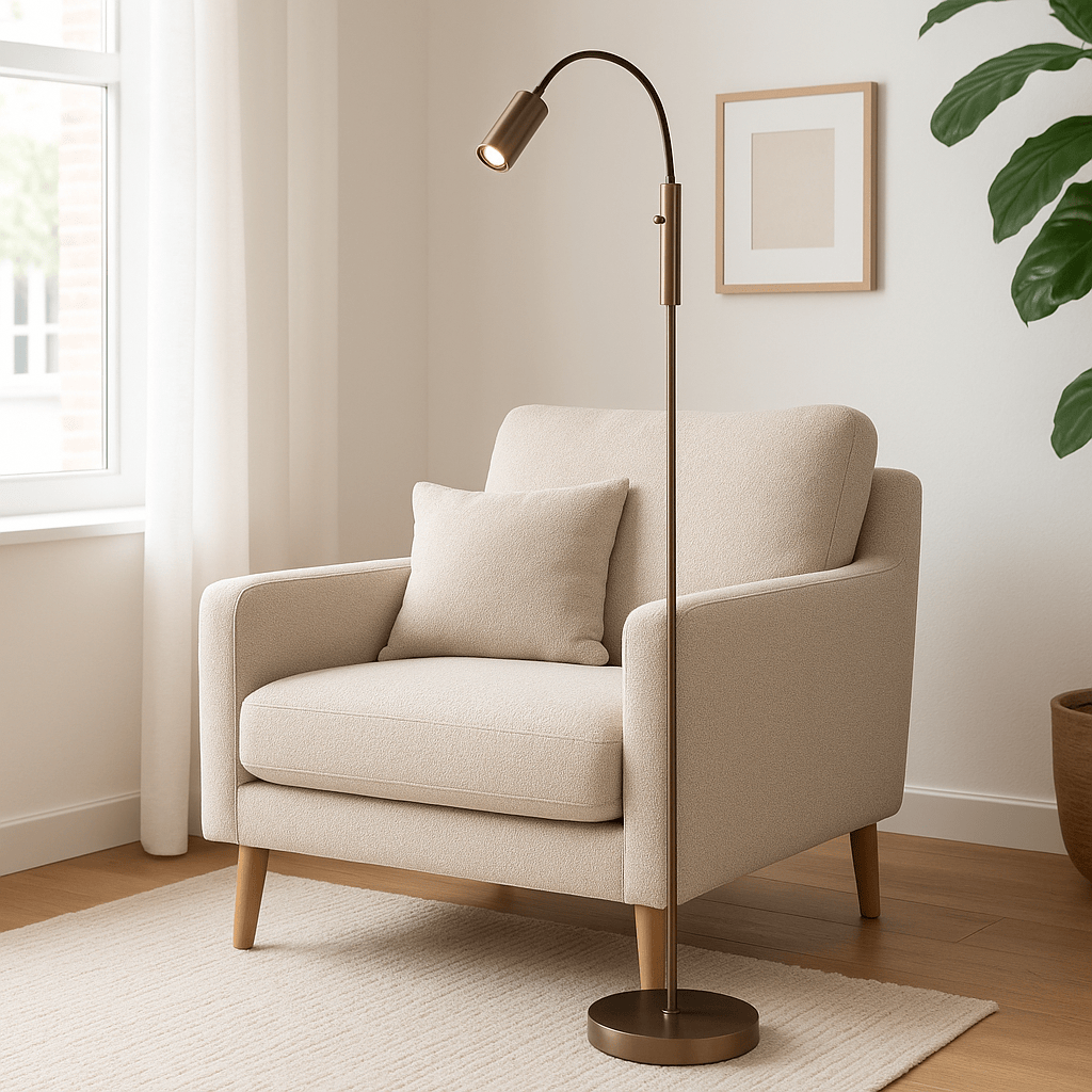 Lights  -  Ciara Mini Floor Lamp - Bronze  -  60484248