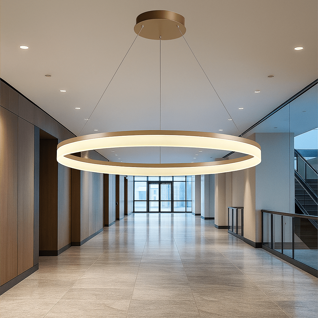 Lights  -  Ara 100 Gold Pendant Light  -  60484252