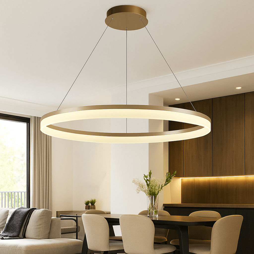 Lights  -  Ara 100 Gold Pendant Light  -  60484252