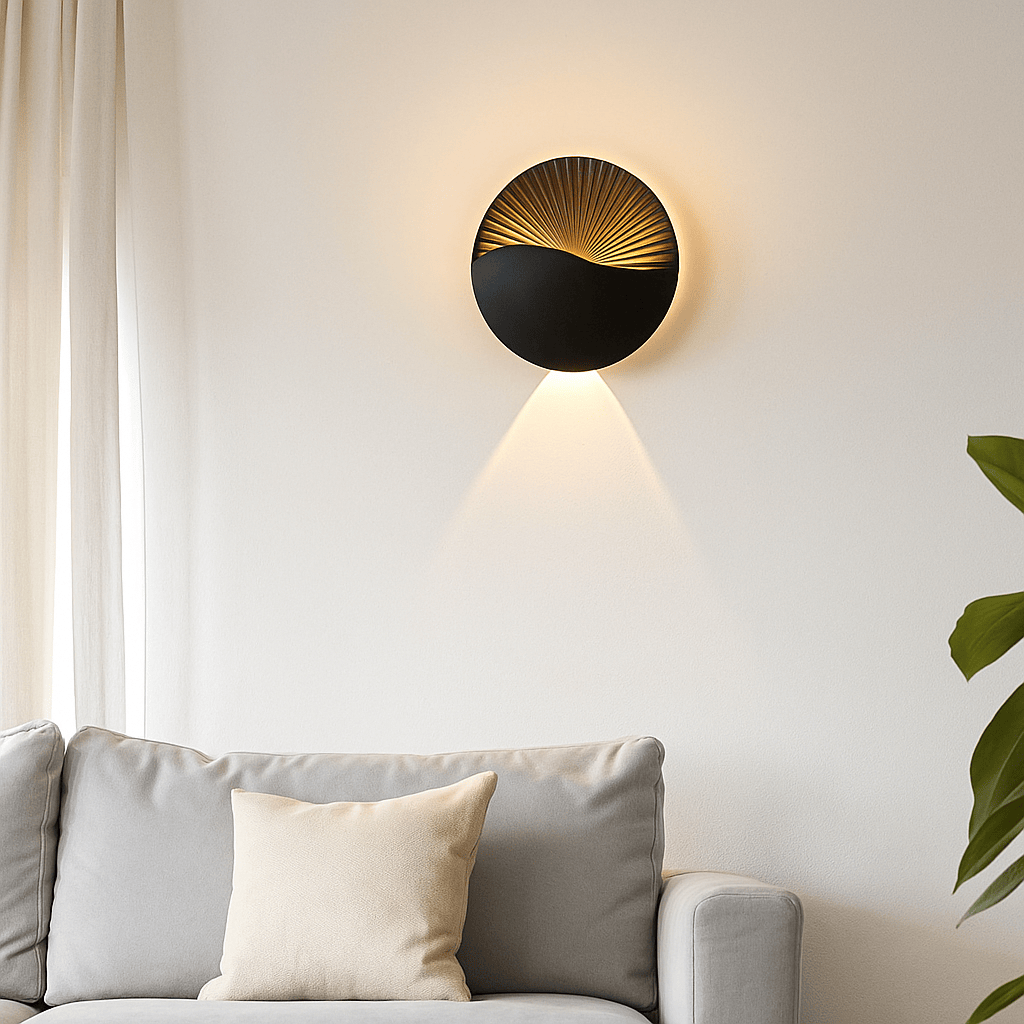 Lights  -  Sunrise Wall Light - Sand Black  -  60484257