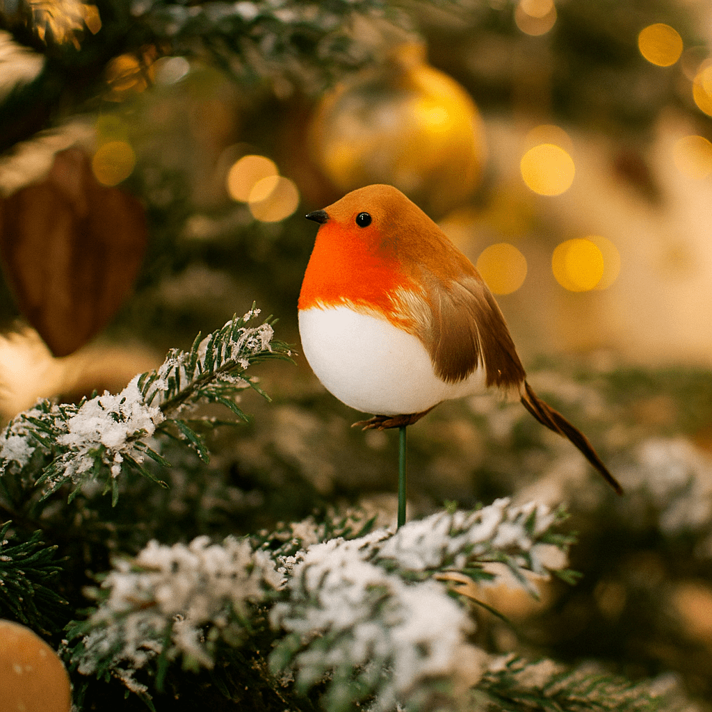 Christmas  -  Reggie Robin Pick Christmas Decoration - 18cm  -  60484273